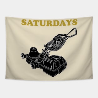 Saturdays Lawnmower Tapestry