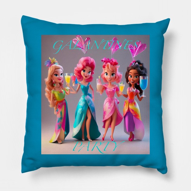 Girls night out Pillow by sailorsam1805