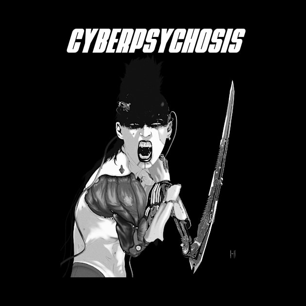 Cyberpsychosis B&W by Specimen 212_41