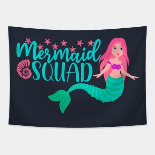 Mermaid Squad - Mermaid T-Shirt Mug Sticker Tapestry