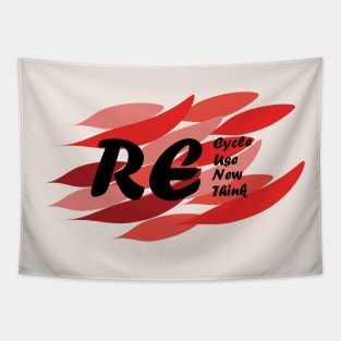 Recycle Reuse Renew Rethink Tapestry