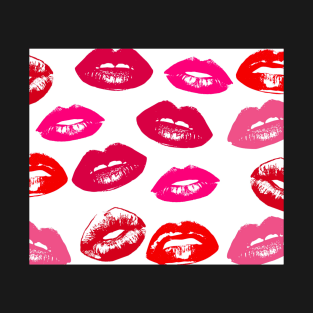 Lipstick Print T-Shirt