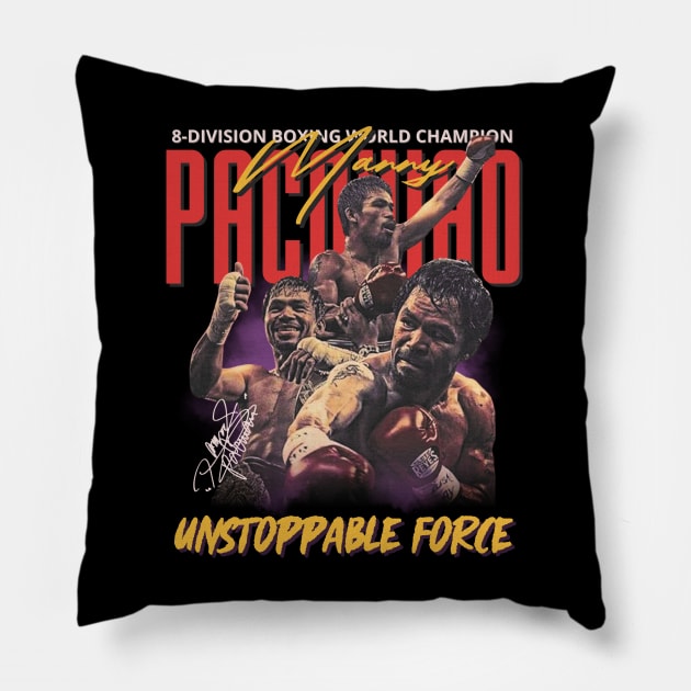 Pacquiao Original Aesthetic Tribute 〶 Pillow by Terahertz'Cloth