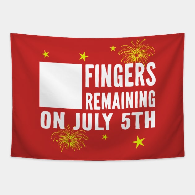 DIY Fingers Remaining Tapestry by PopCultureShirts