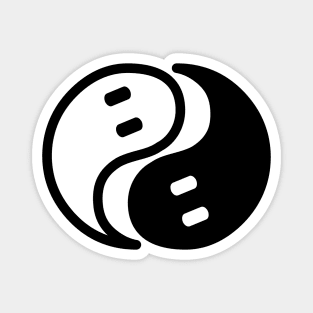 Ghost Yin Yang Magnet