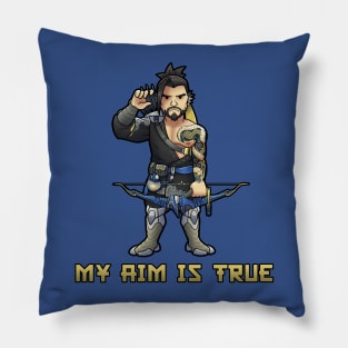 My Aim Is True Pillow