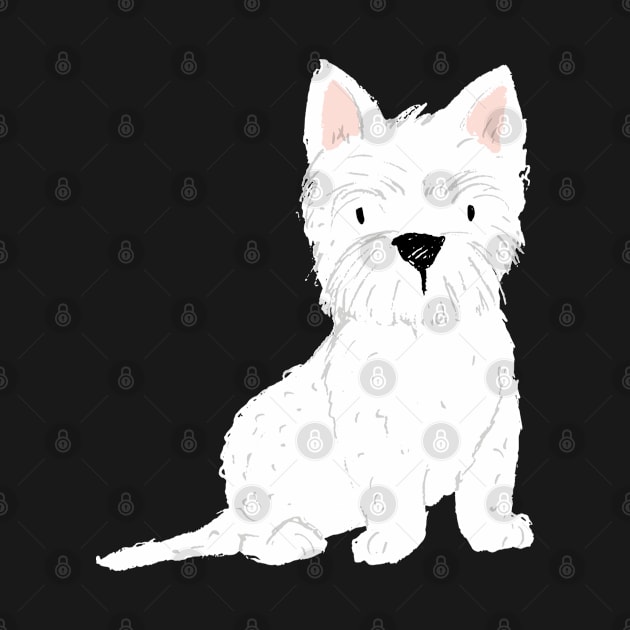 West Highland White Terrier - West Highland White Terrier by HarrietsDogGifts