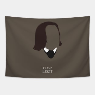 Franz Liszt - Minimalist Portrait Tapestry