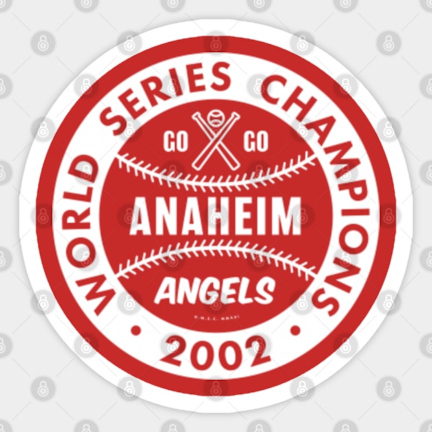 Los Angeles Angels of Anaheim Circle logo T shirt