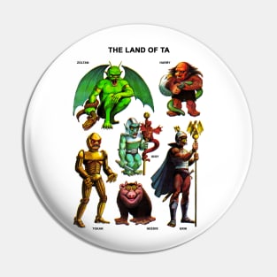 Land of Ta Sticker Sheet Pin