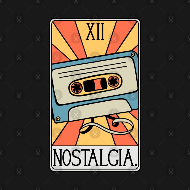 The Nostalgia Tarot Card - 90s and 80s Vintage Tape by isstgeschichte