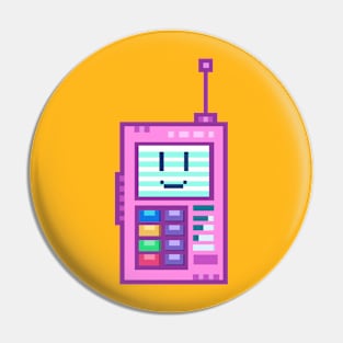 Cute Sci-fi Walkie Talkie Pin