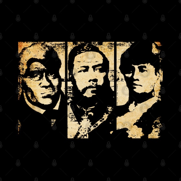 Hawaiian Kingdom King Kamehameha, King Kalakaua, Queen Liliuokalani by Hawaii Nei All Day by hawaiineiallday