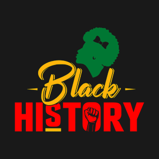 Black History Black Queen African American Melanin T-Shirt