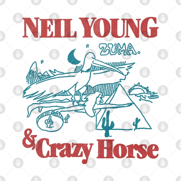 classic 70s  neil young & crazy horse fanmade by psninetynine