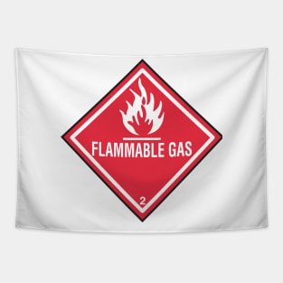 Flammable gas warning Tapestry