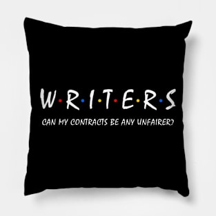 Anti AI Pun Writers on Strike Pillow