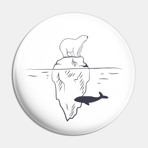 Polar Bear Pin by Rohit929