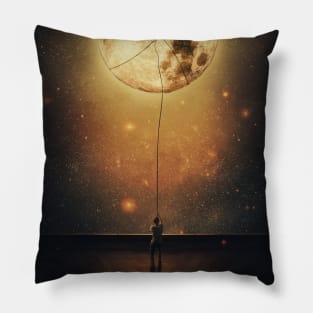 stealing the moon Pillow