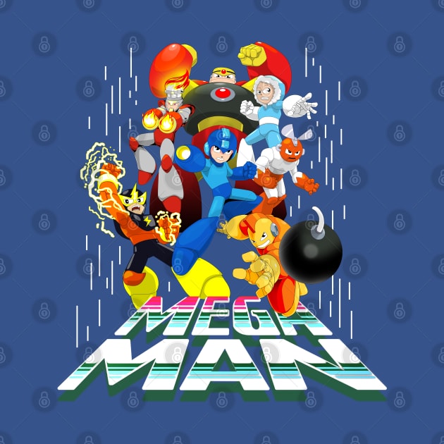 Mega Man and Bosses by CoolDojoBro