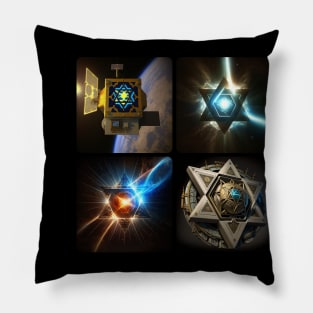 Jewish Space Lasers v5 (no text) Pillow