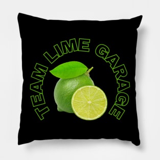 Team Lime Garage Pillow