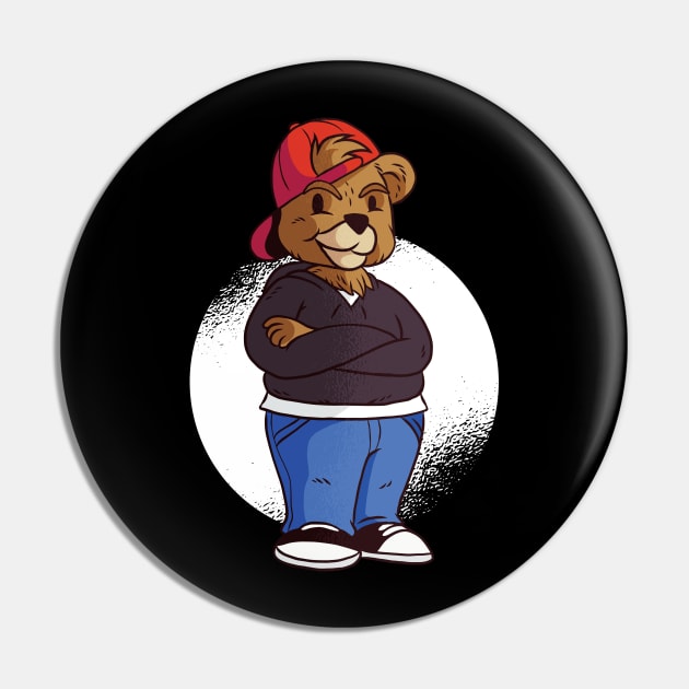 Teenage Bear Pin by madeinchorley