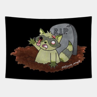 Zombie Racc Tapestry