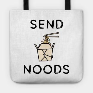 send noods asian food funny Tote