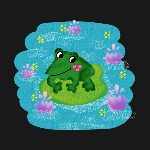 Cute frog by maryglu