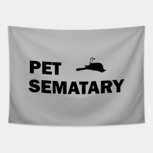 Pet Sematary, black Tapestry