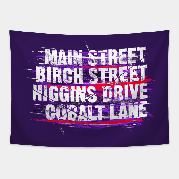 Jessica Streets 2 Tapestry by zerobriant