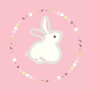 Dream Rabbit, Little Bunny Pattern T-Shirt