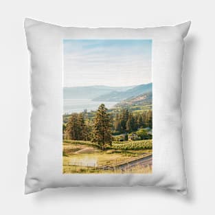 Summertime in Naramata, Okanagan Valley, BC, Canada Pillow