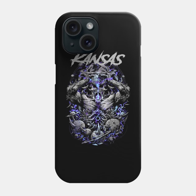 KANSAS BAND MERCHANDISE Phone Case by Rons Frogss