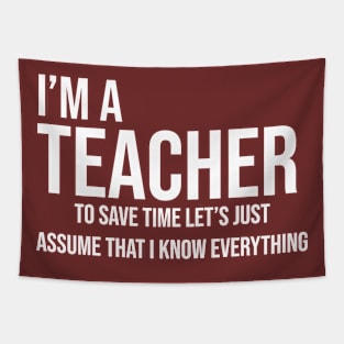 i'm a teacher Tapestry