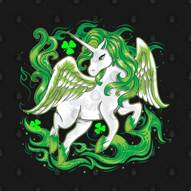 Irish Unicorn Saint Patrick Day by creative