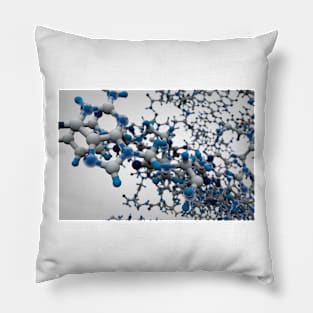 Peptide self-assembly and DNA, illustration (C030/8644) Pillow