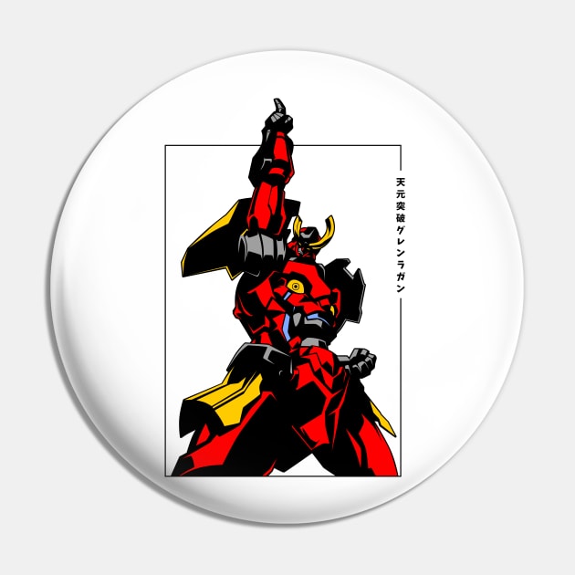 232 Gurren High Pin by Yexart