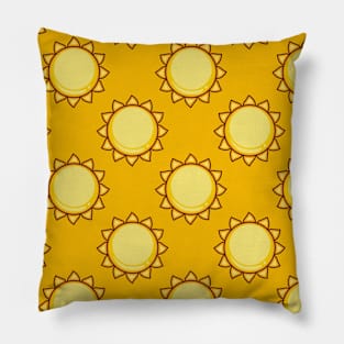 Sunshine Pattern Pillow