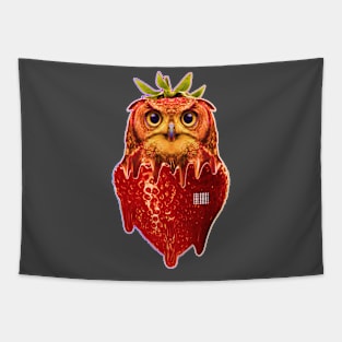 owl strawberry Tapestry