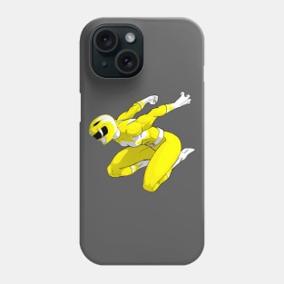 Yellow Mighty Morphin Power Ranger Phone Case