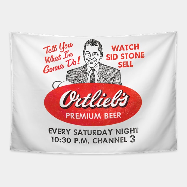 Ortlieb's Premium Beer Tapestry by CultOfRomance