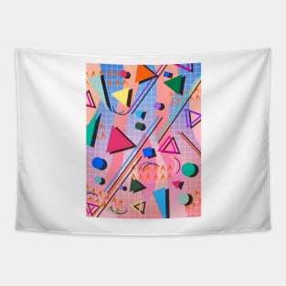 80s pop retro pattern 2 Tapestry