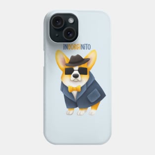 InCORGInito Corgi Cute Funny Dog Pun Detective Incognito Phone Case