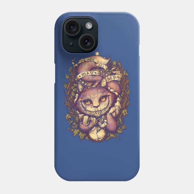 WE ARE ALL HERE MAD Phone Case by Freedom Haze