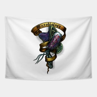 Microbiology Nerd Banner Tapestry