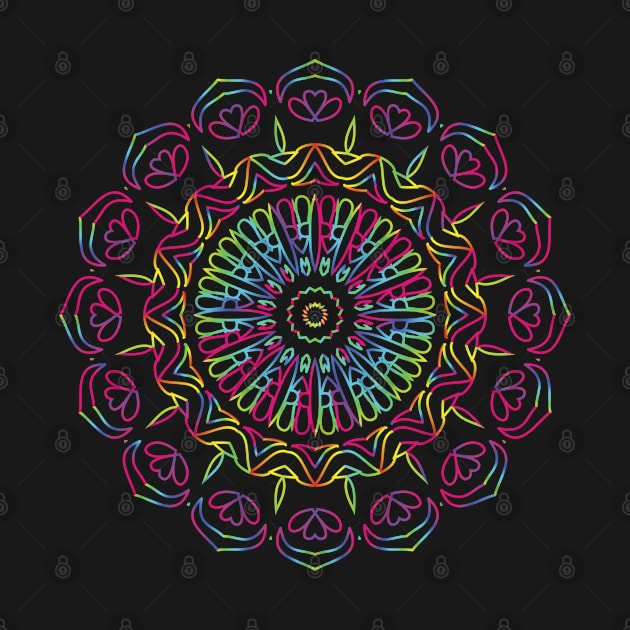 Mandala Rainbow 02601 by krakkor