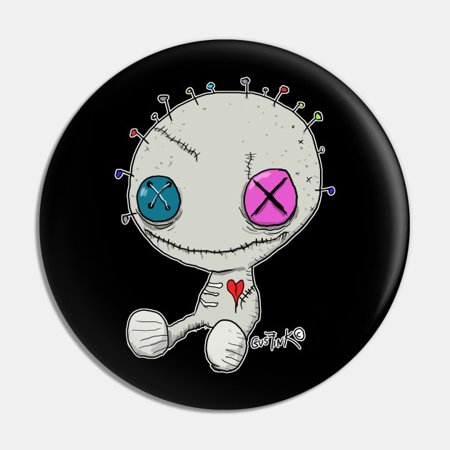 VooDoo doll Pin by Gus Fink studios