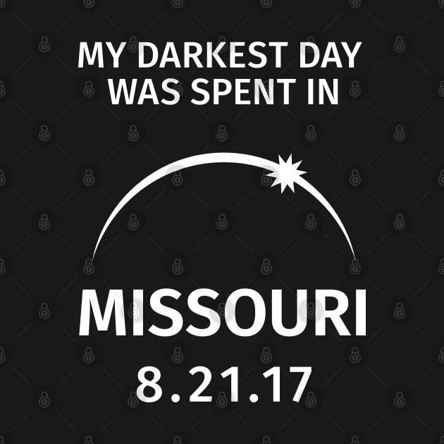 My Darkest Day Was Spent in Missouri 2017 Solar Eclipse by creativecurly